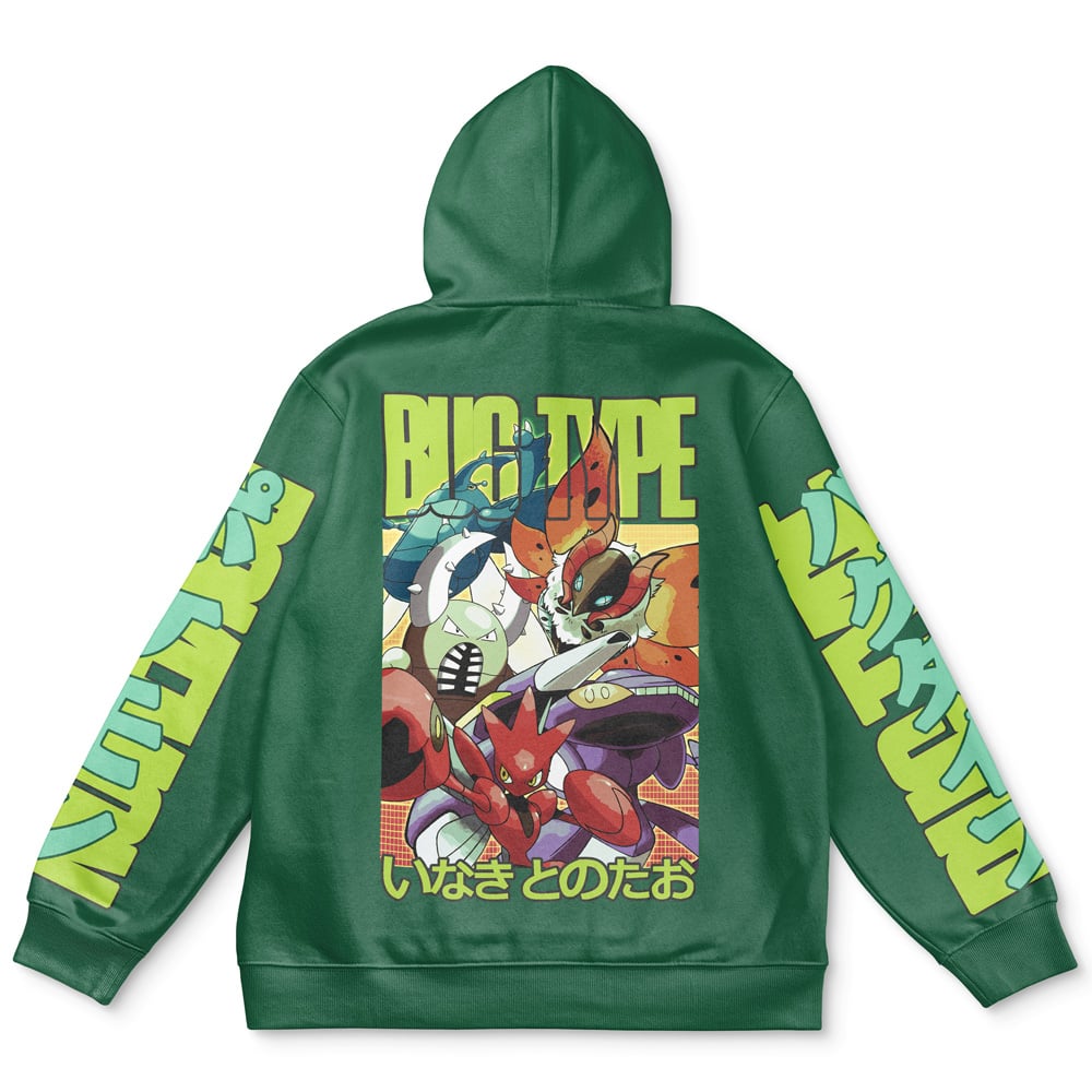 Buildercar - Bug Type Pokemon Streetwear Hoodie