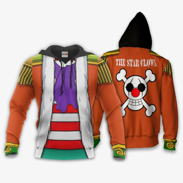 Buildercar - Buggy Uniform One Piece Anime 1k694 Fan Gift Stylist Unisex Cartoon Graphic Outfits Aop 3d Hoodie 351