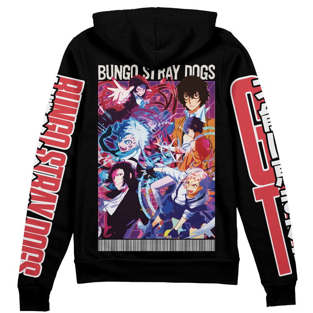 Buildercar - Bungou Stray Dogs Streetwear Zip Hoodie Jacket