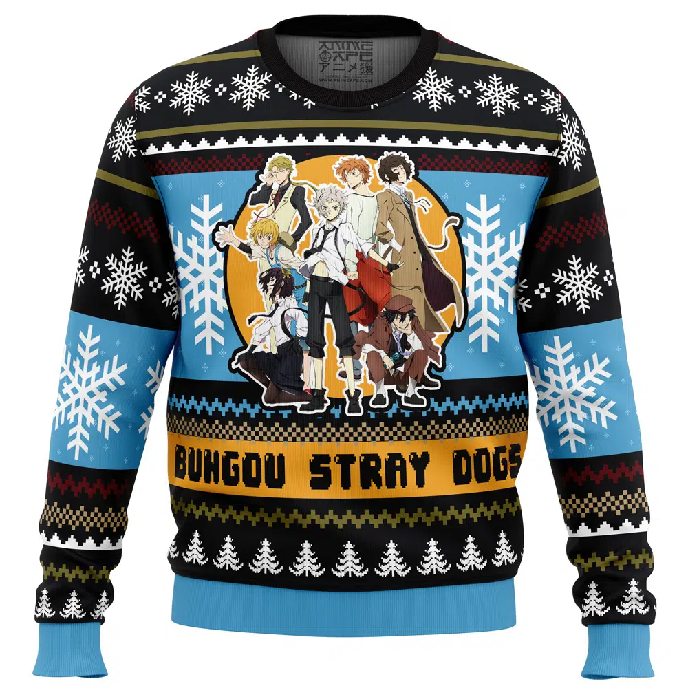 Buildercar - Bungou Stray Dogs Ugly Christmas Sweater