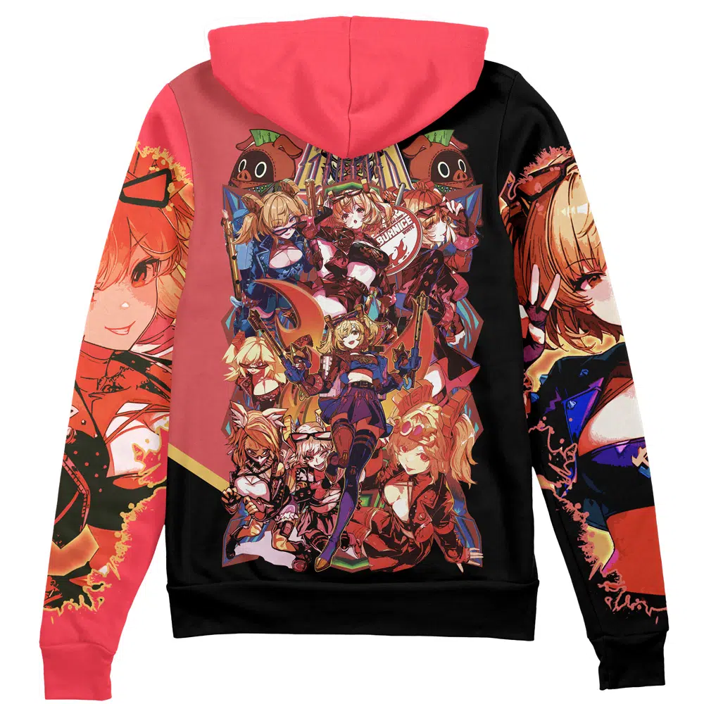 Buildercar - Burnice White Zenless Zone Zero Streetwear Zip Hoodie Jacket