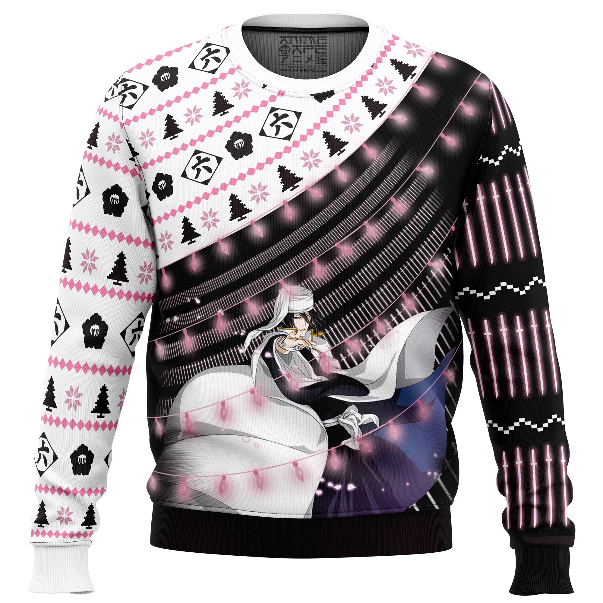 Buildercar - Byakuya Kuchiki Bleach Thousand-Year Blood War Ugly Christmas Sweater