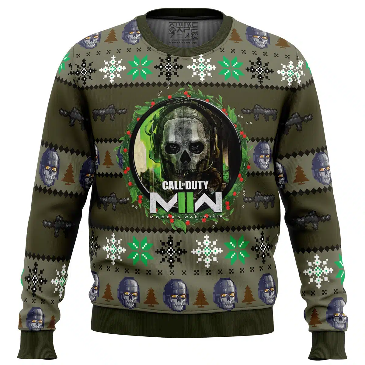 Buildercar - Call of Duty Modern Warfare 2 Ugly Christmas Sweater