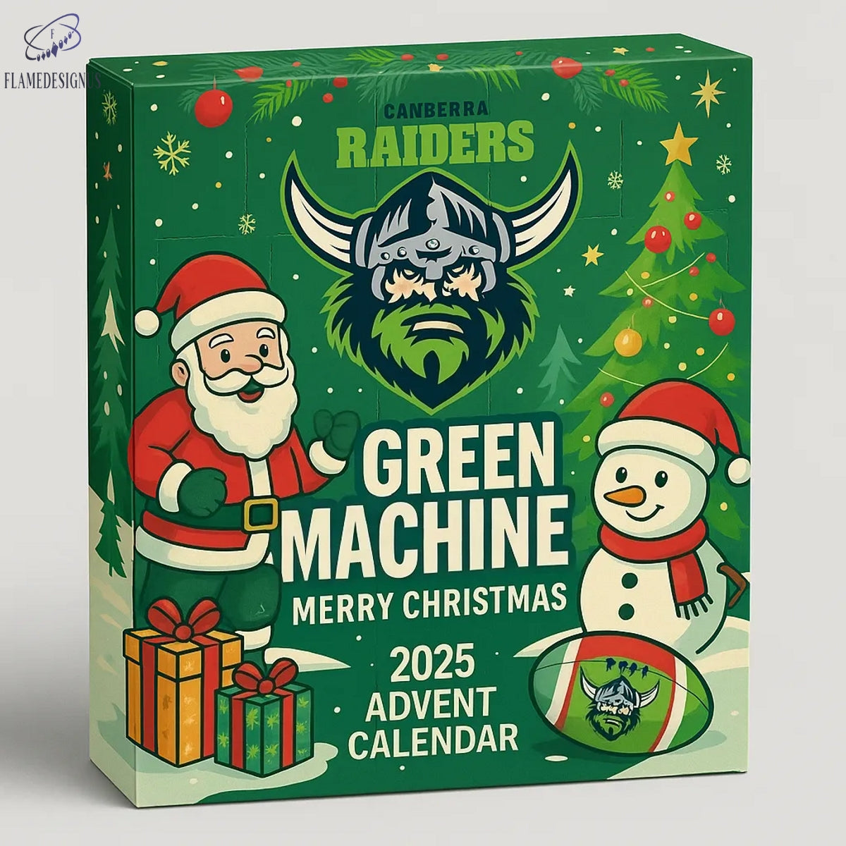 Buildercar - Canberra Raiders 2025 Advent Calendar -2D Acrylic