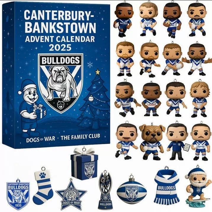 Buildercar - Canterbury-Bankstown Bulldogs Advent Calendar 2025 -2D Acrylic