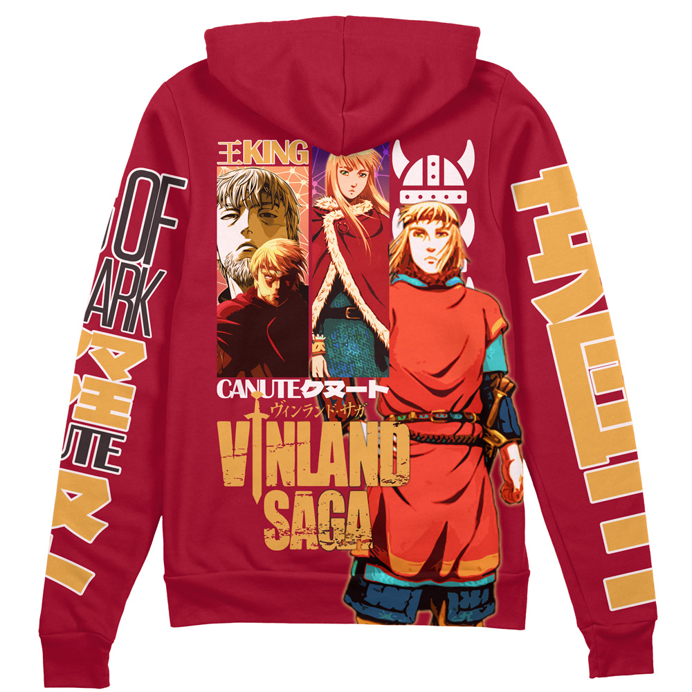 Buildercar - Canute Vinland Saga Streetwear Zip Hoodie Jacket