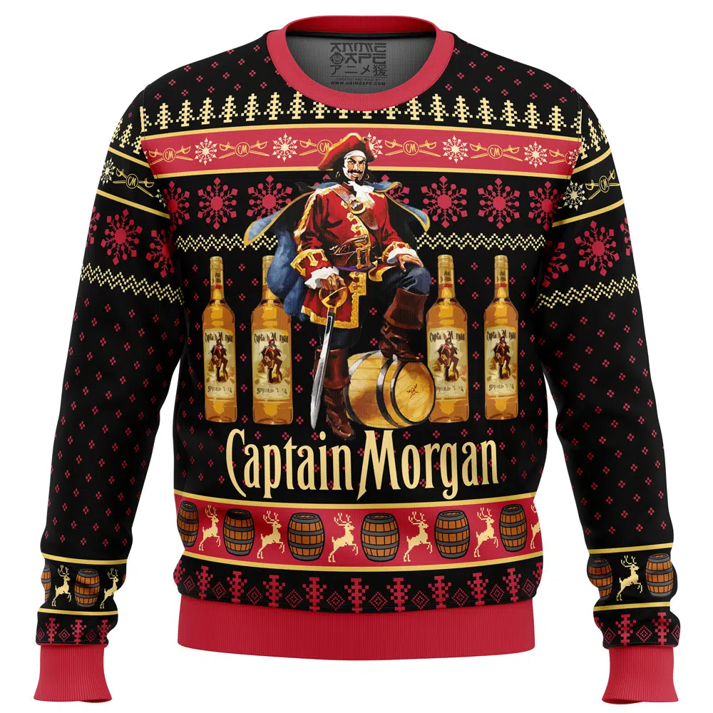 Buildercar - Captain Morgan Ugly Christmas Sweater