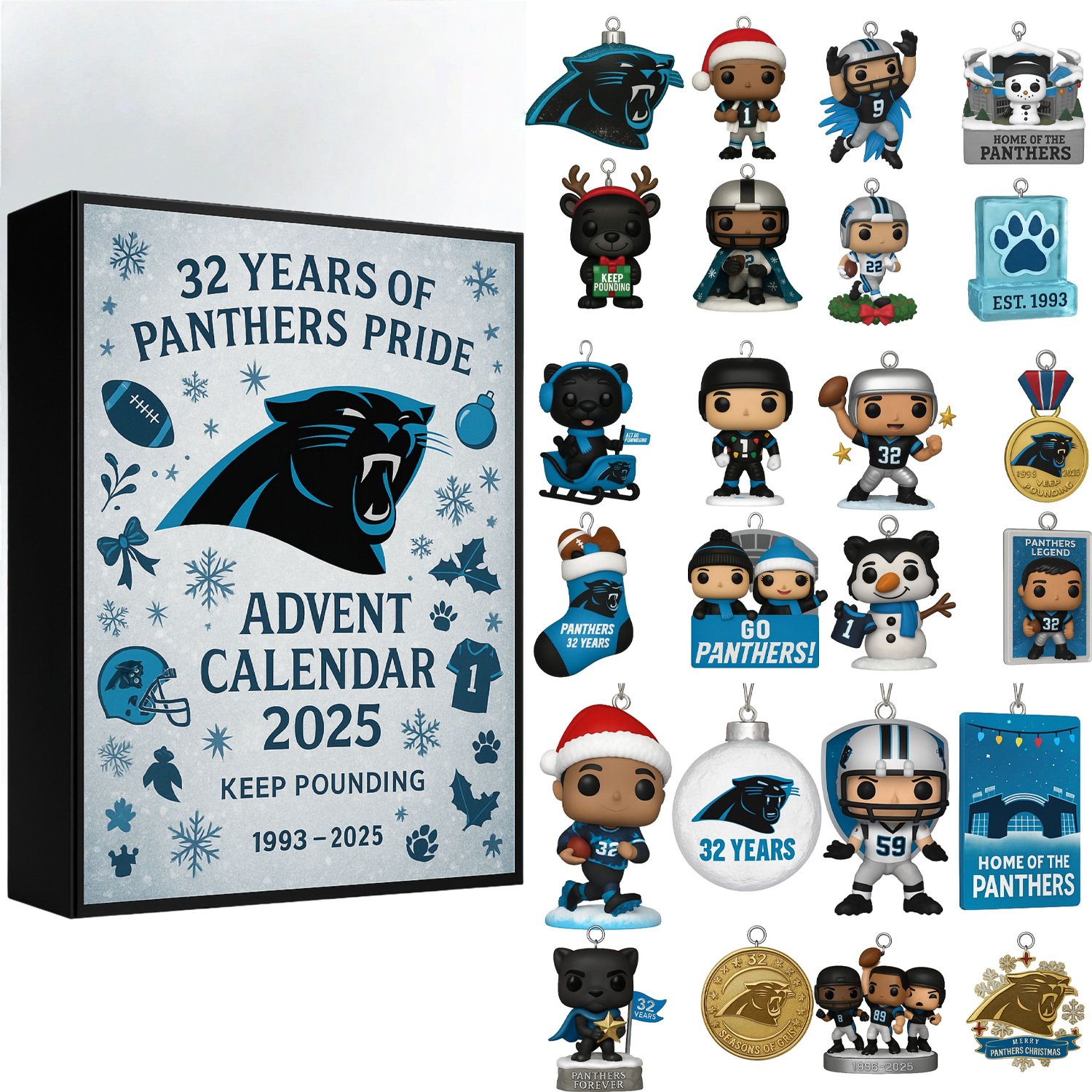 Buildercar - Carolina Panthers x NFL Anniversary Advent Calendar