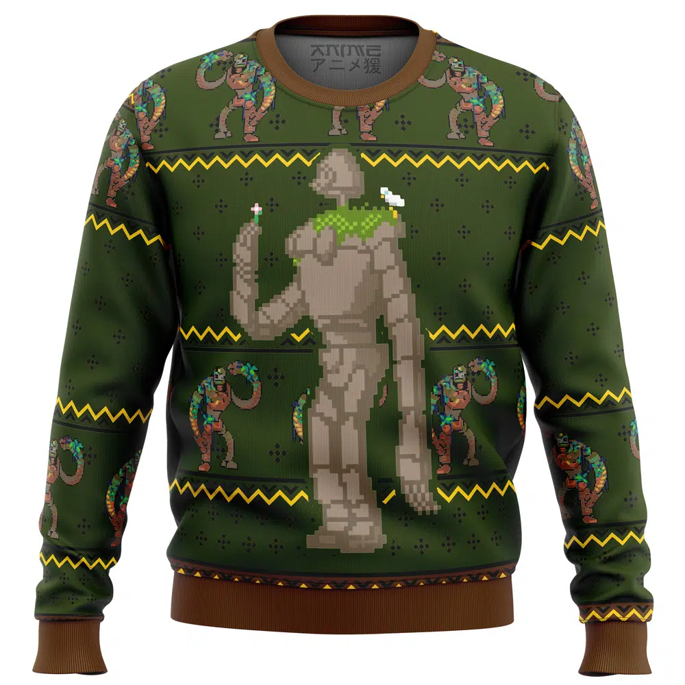Buildercar - CASTLE IN THE SKY Laputan Robot Soldier Ugly Christmas Sweater