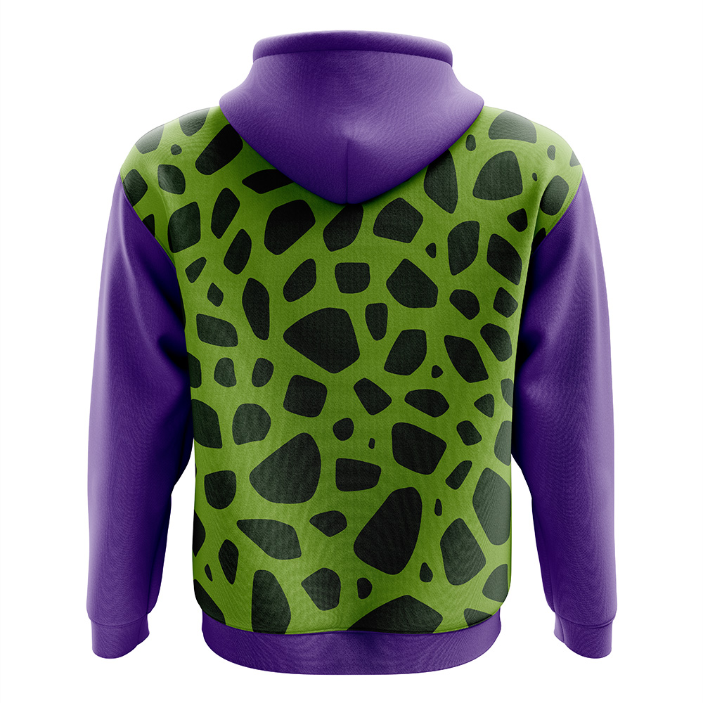 Buildercar - Cell Dragon Ball Z Zip Hoodie Jacket - Image 2