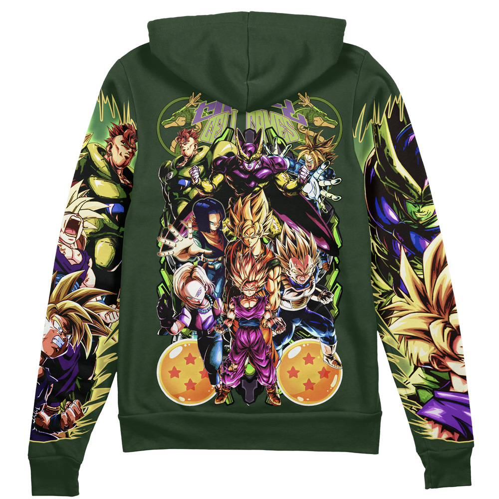 Buildercar - Cell Games Dragon Ball Z Streetwear Zip Hoodie Jacket