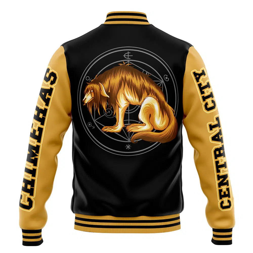Buildercar - Central City Chimera Nina Fullmetal Alchemist Varsity Jacket