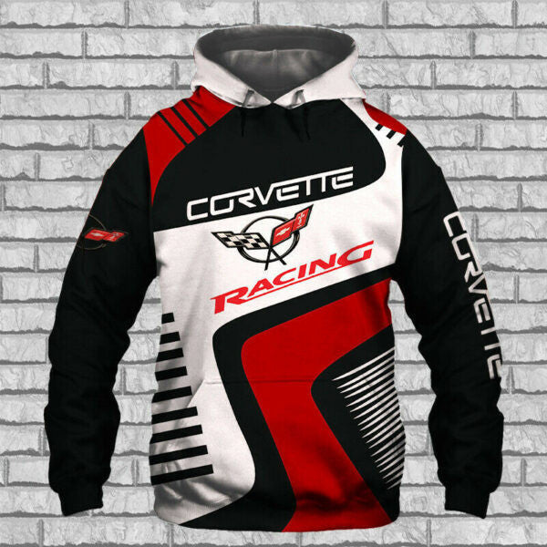 Buildercar - Chevrolet Corvette Racing 3d All Over Print Hoodie 356 601