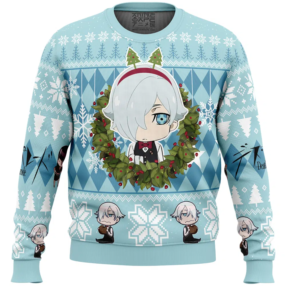 Buildercar - Chibi Decim Christmas Ugly Christmas Sweater