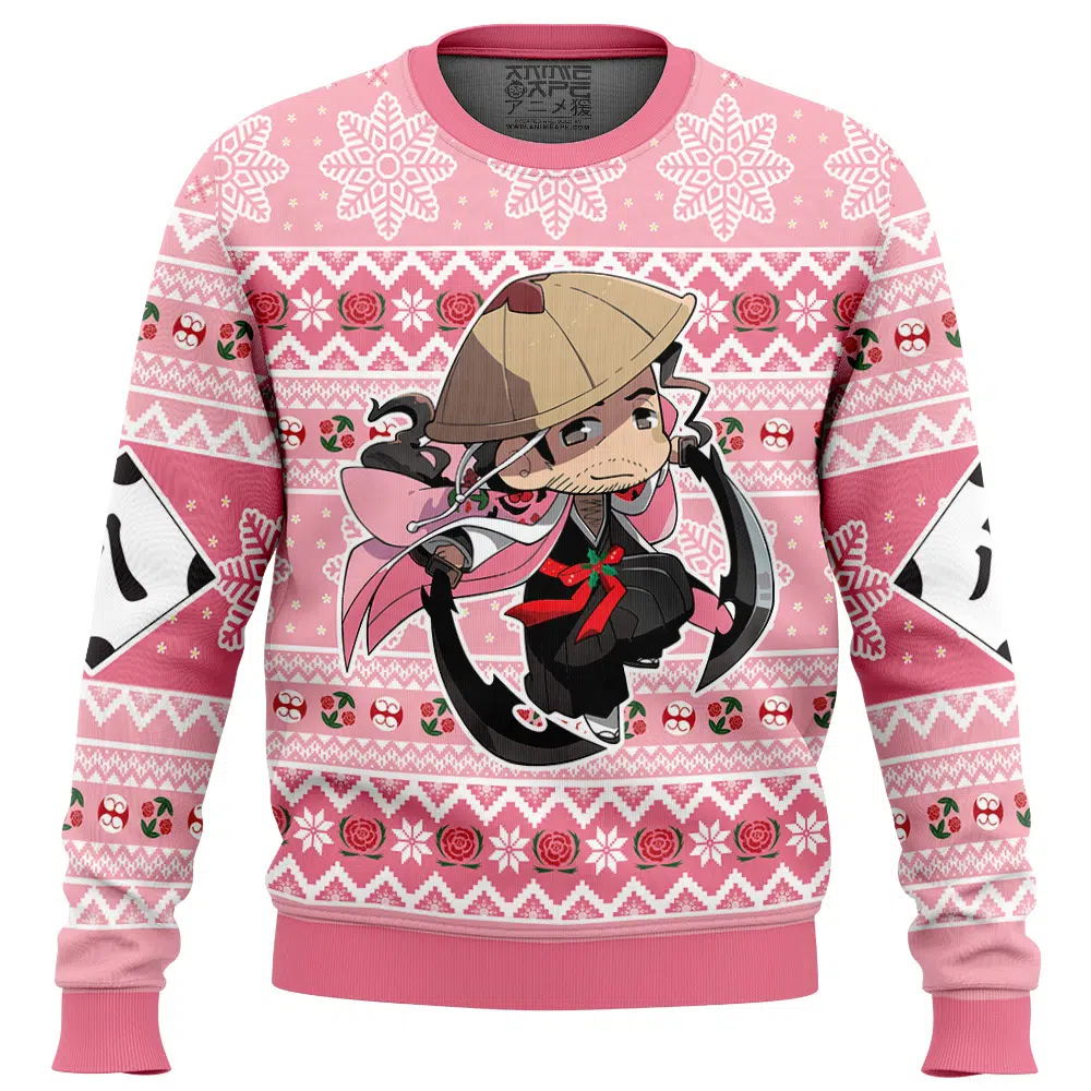 Buildercar - Chibi Shunsui Kyoraku Bleach Ugly Christmas Sweater
