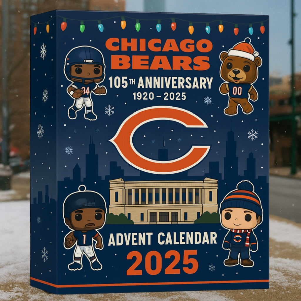 Buildercar - Chicago Bears 105th Anniversary 2025 Advent Calendar -2D Acrylic