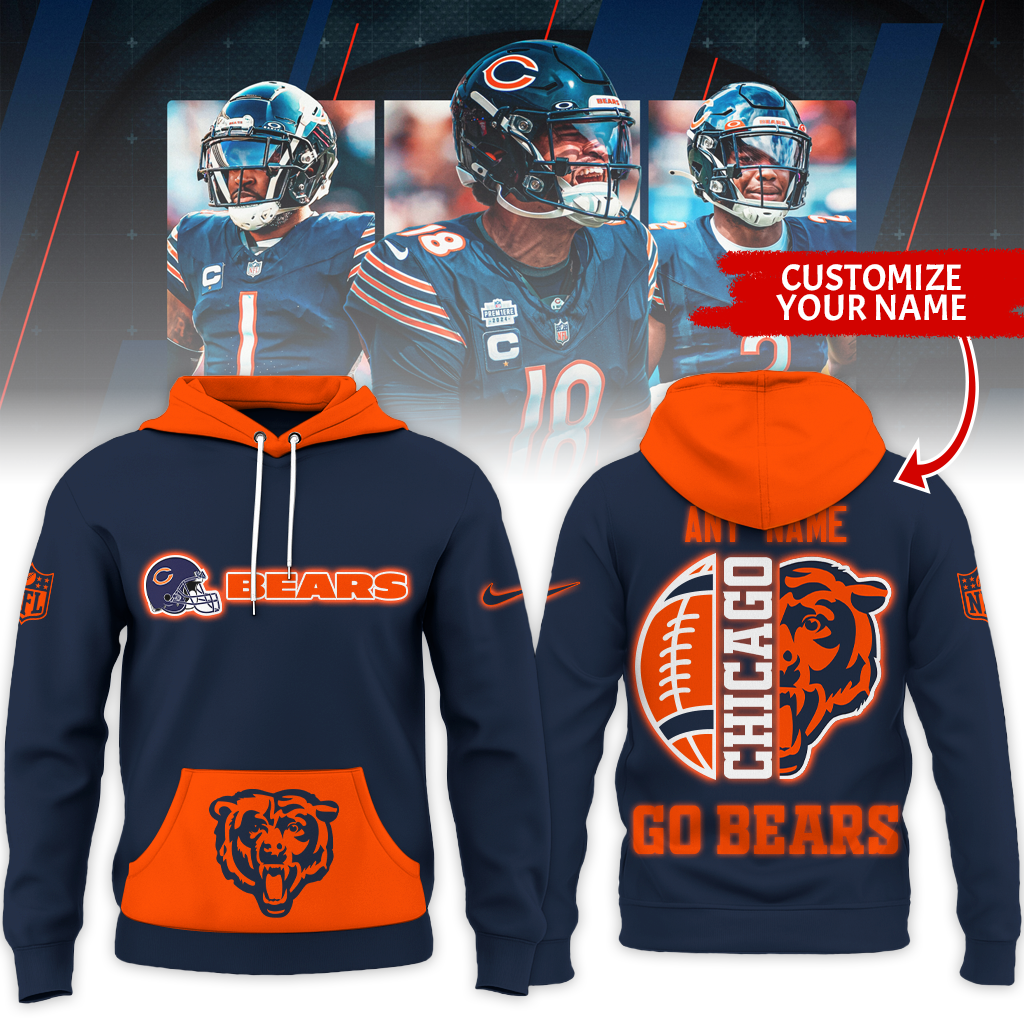 Buildercar - Chicago BeArsenal Premium NFL Color Rush Hoodie