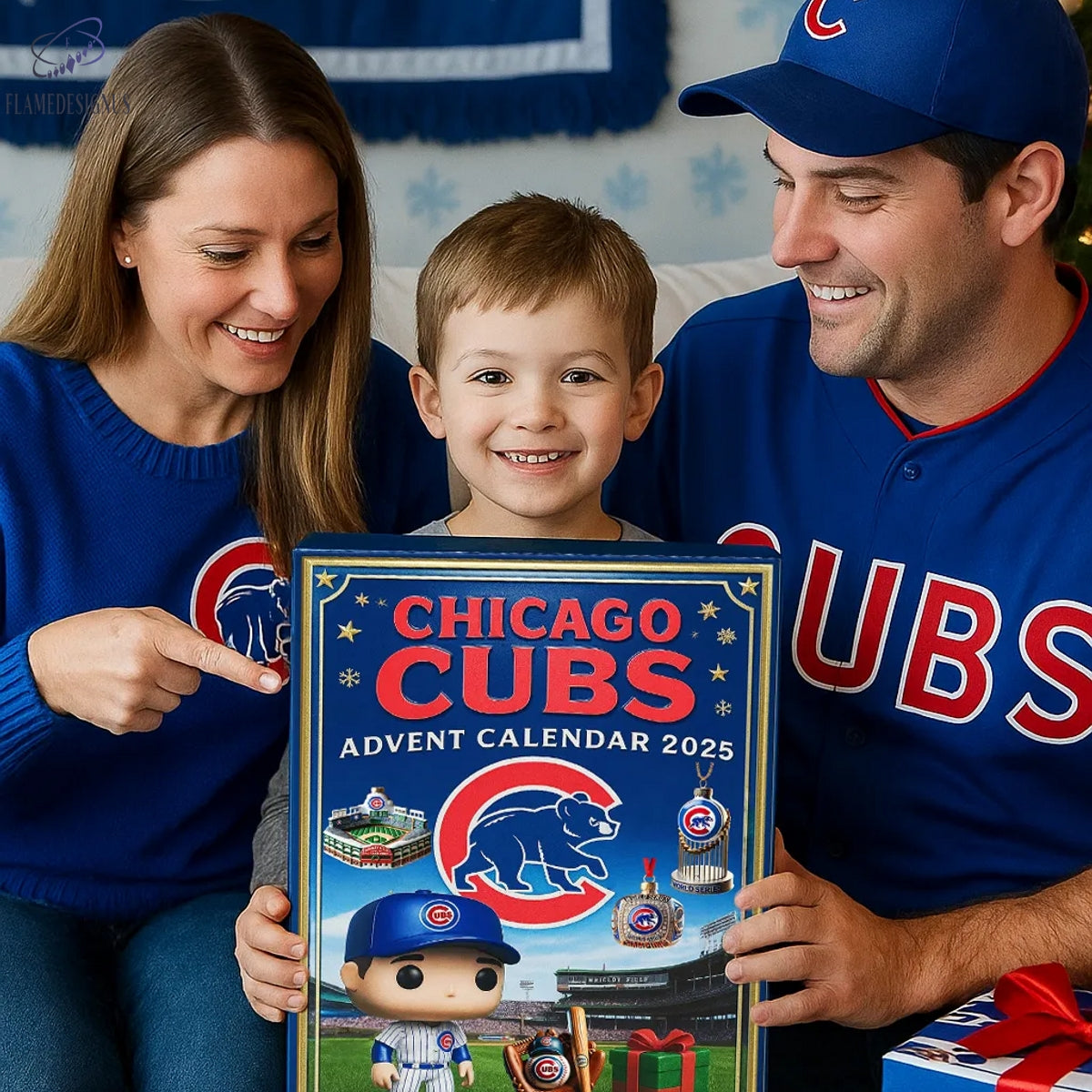 Buildercar - Chicago Cubs 2025 Advent Calendar -2D Acrylic