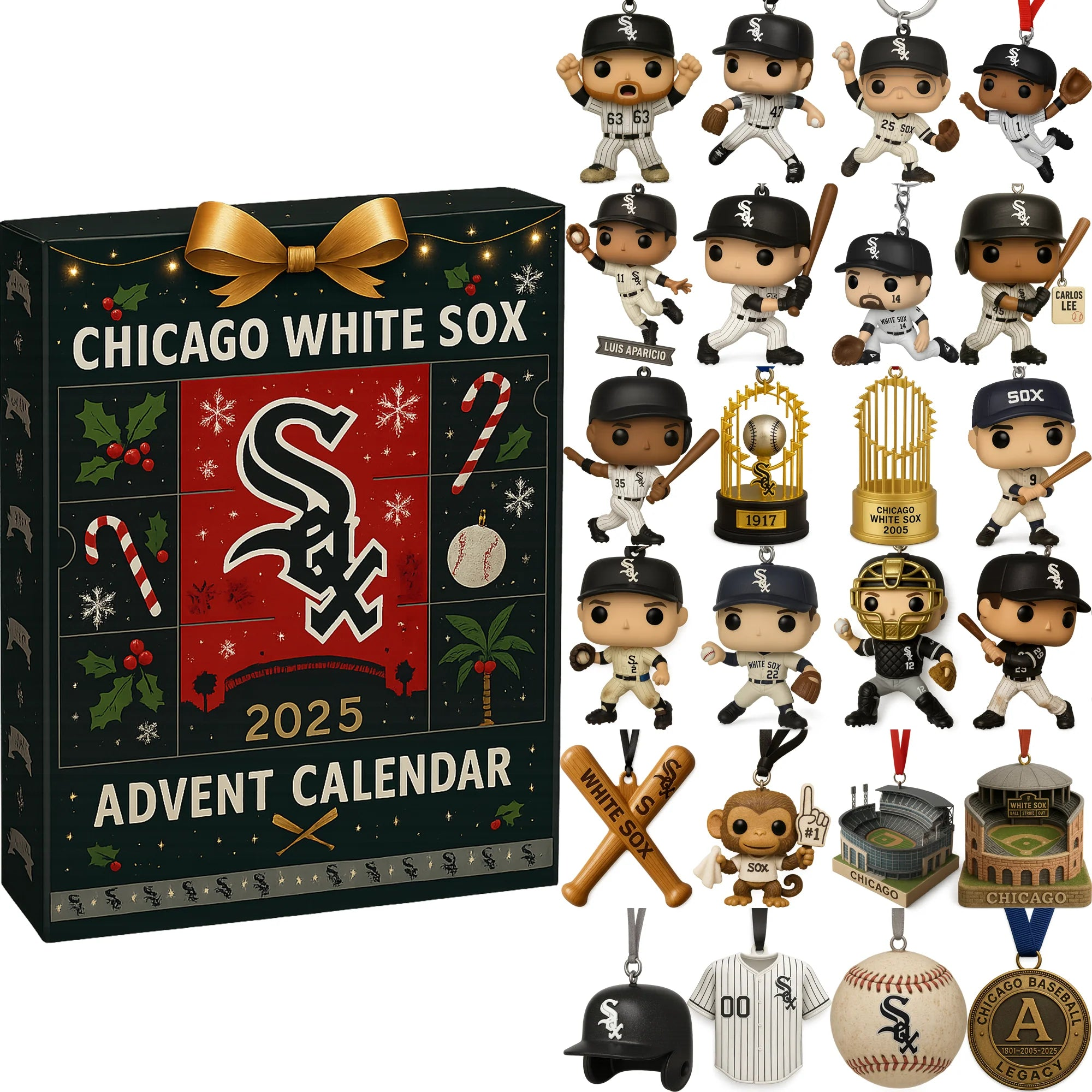 Buildercar - Chicago White Sox Advent Calendar 2025 125TH ANNIVERSARY -2D Acrylic