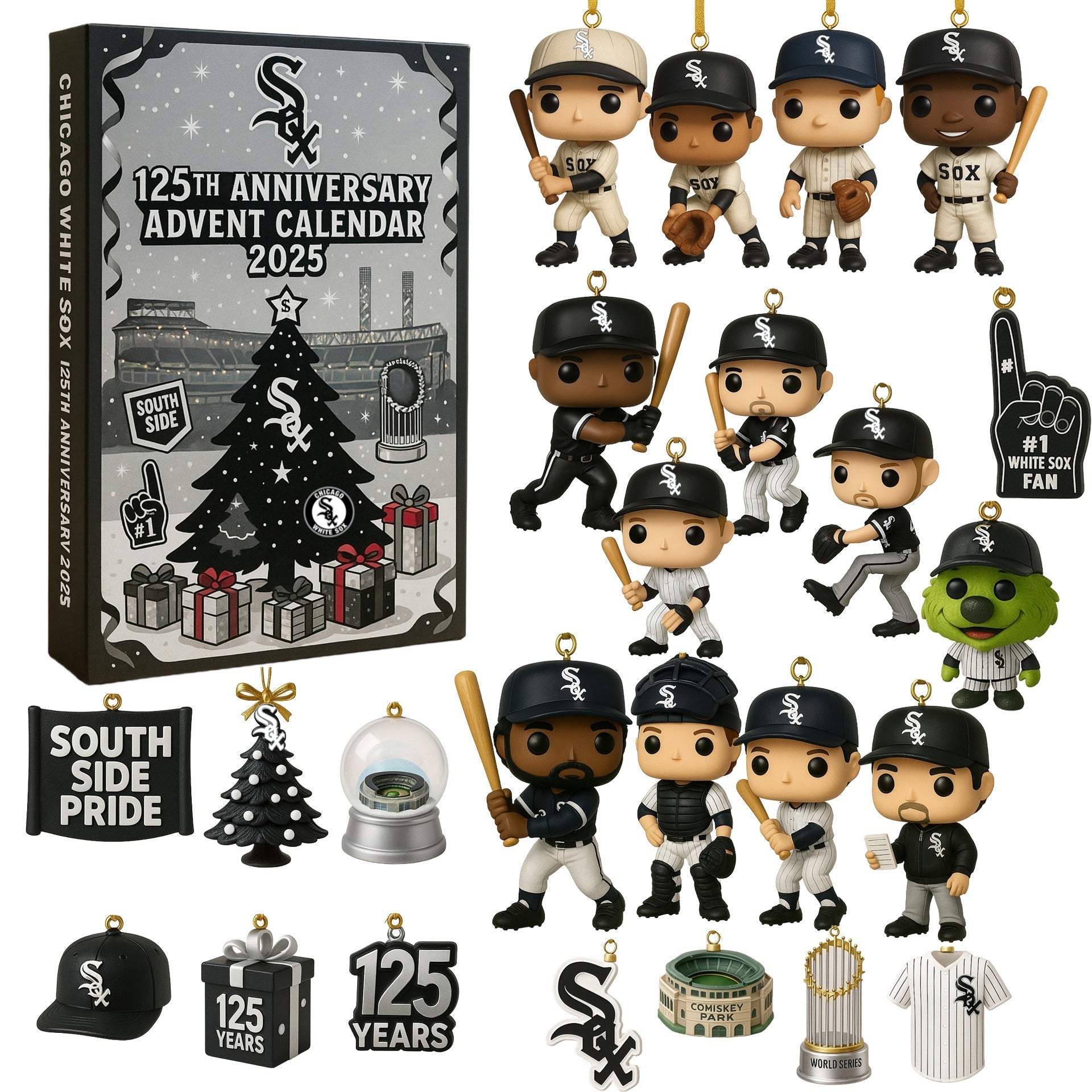 Buildercar - Chicago White Sox Advent Calendar 2025 125TH ANNIVERSARY -2D Acrylic
