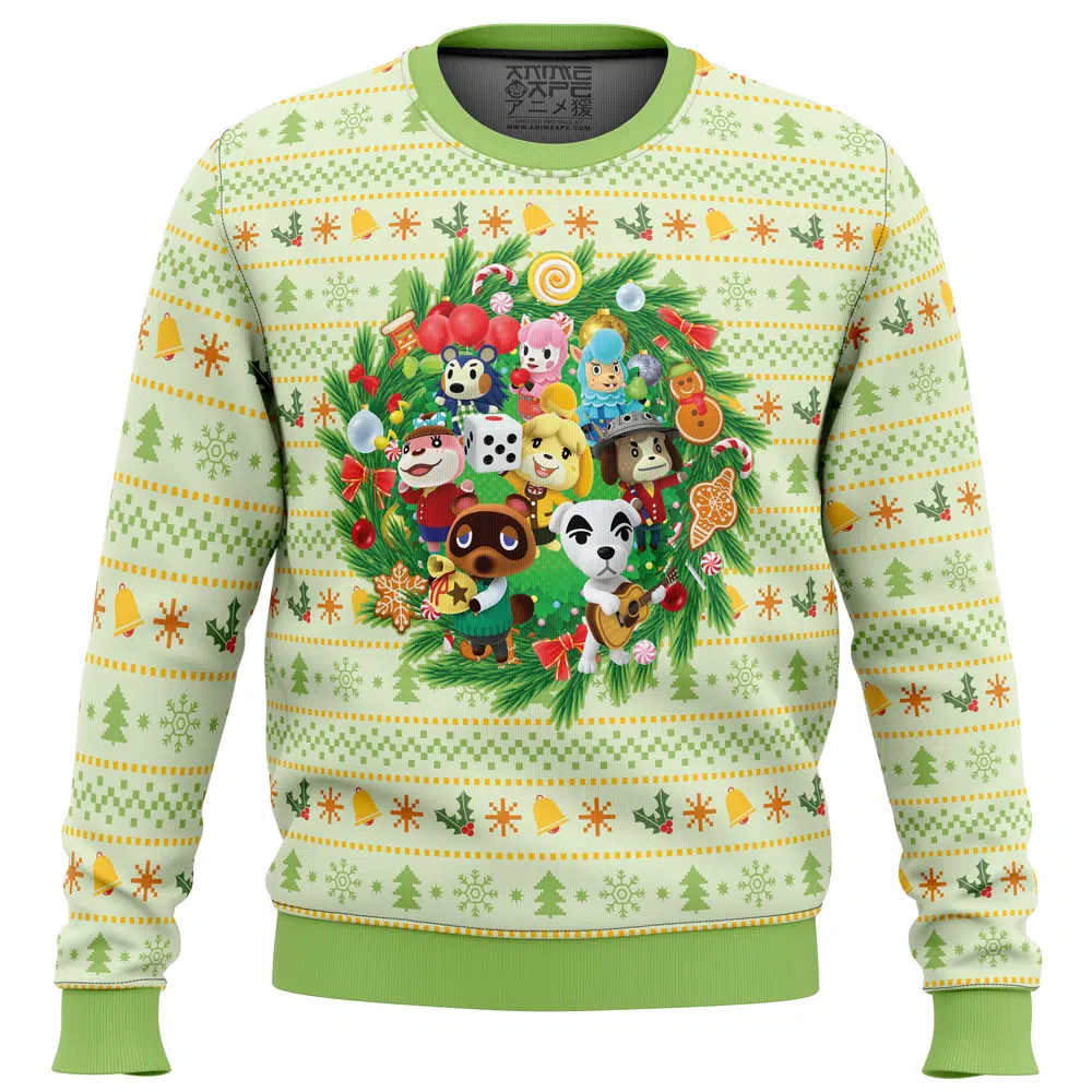 Buildercar - Christmas Animal Festival Animal Crossing Ugly Christmas Sweater