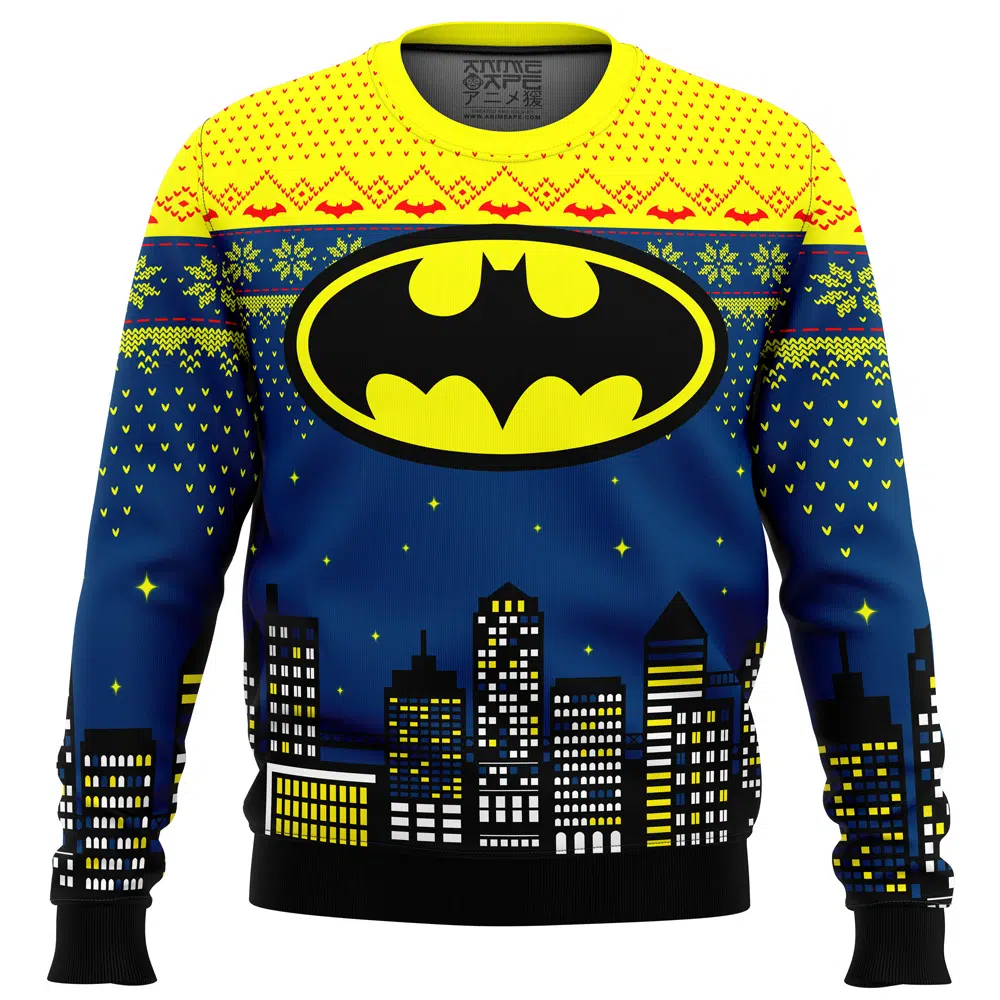 Buildercar - Christmas Batman DC Ugly Christmas Sweater