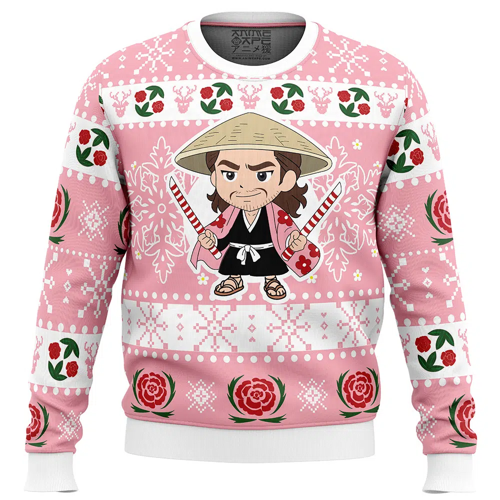 Buildercar - Christmas Chibi Shunsui Bleach Ugly Christmas Sweater