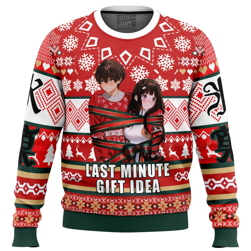 Buildercar - Christmas Gift Couple Hyouka Ugly Christmas Sweater