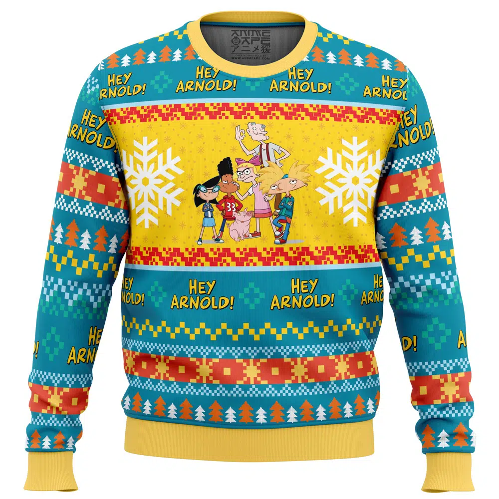 Buildercar - Christmas Hey Arnold! Nickelodeon Ugly Christmas Sweater