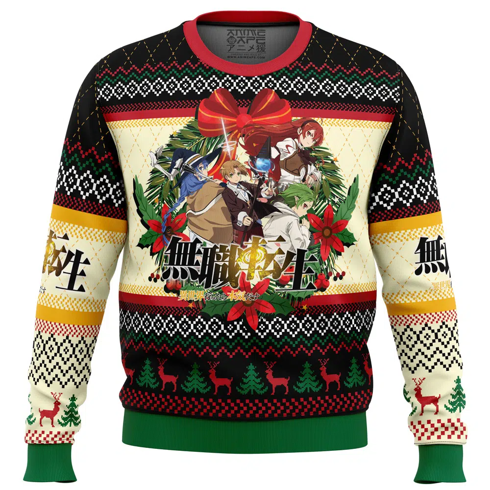 Buildercar - Christmas Is Here Mushoku Tensei: Jobless Reincarnation Ugly Christmas Sweater