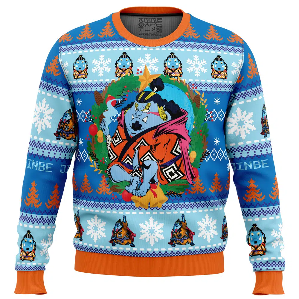 Buildercar - Christmas Jinbe One Piece Ugly Christmas Sweater