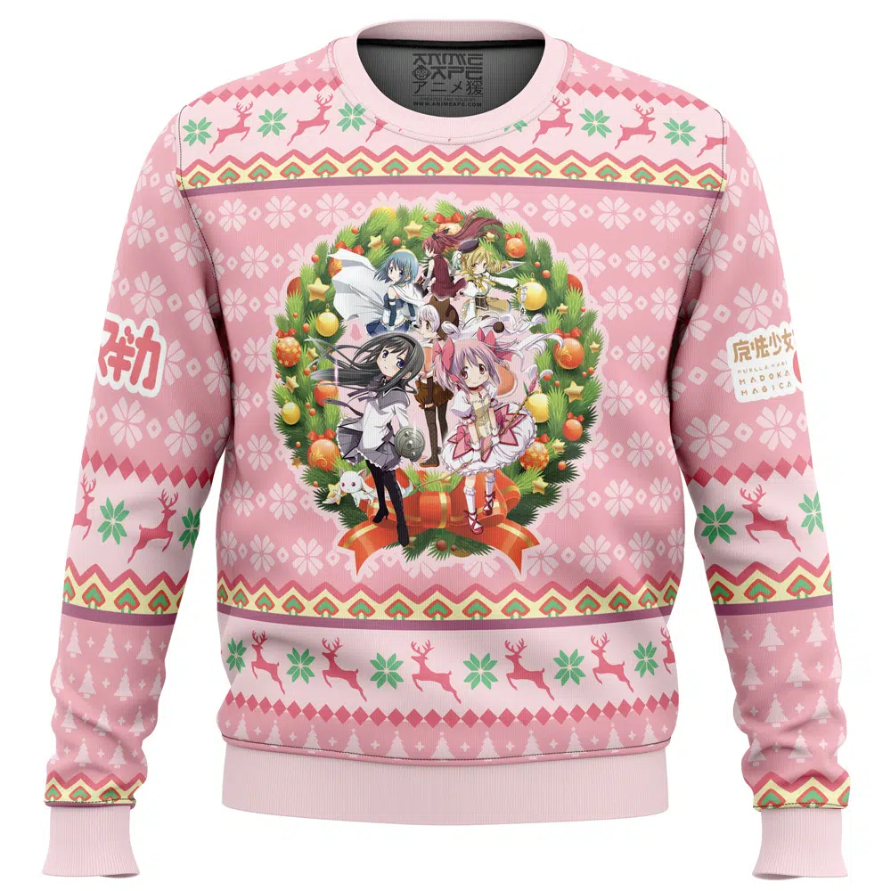 Buildercar - Christmas Magic Puella Magi Madoka Magica Ugly Christmas Sweater