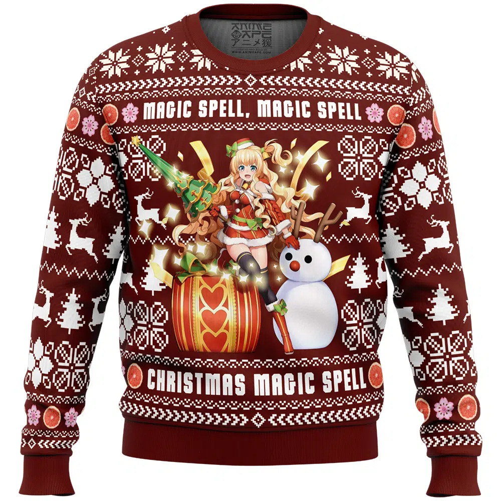 Buildercar - Christmas Magic Spell Charlotte Ugly Christmas Sweater