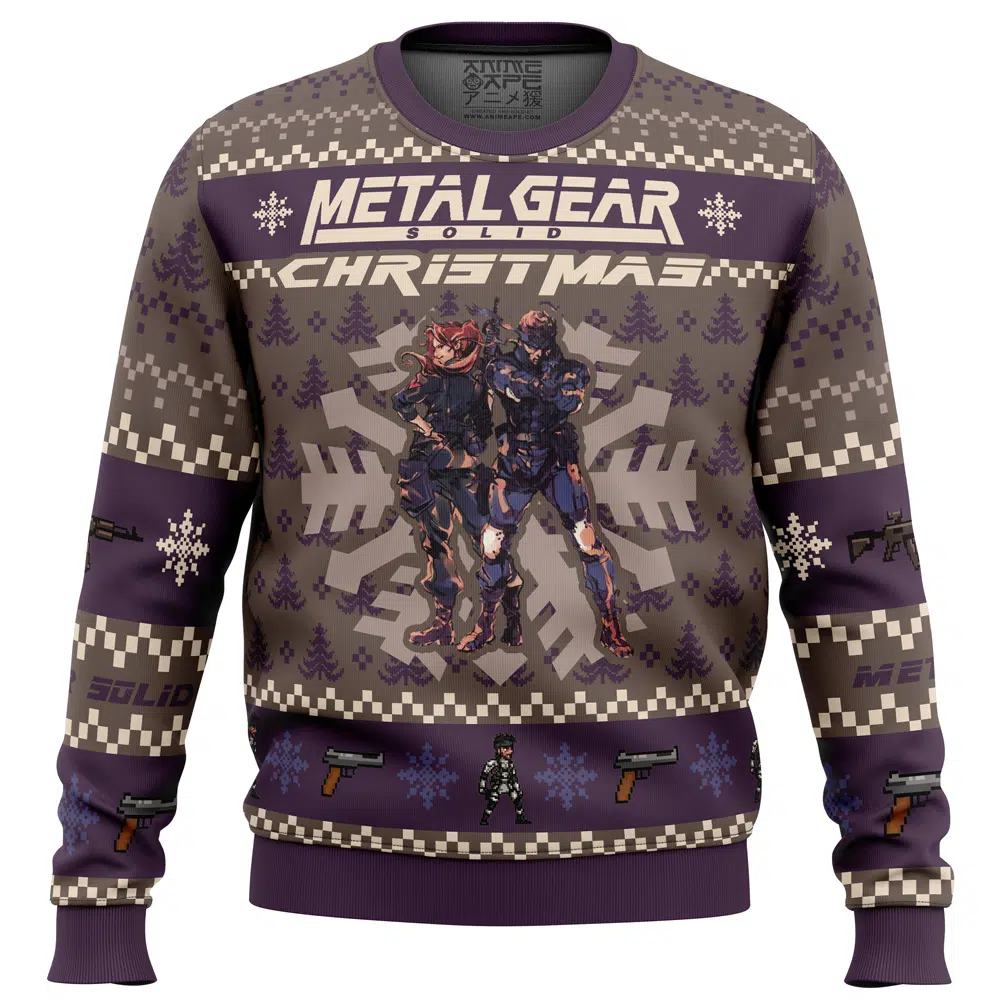 Buildercar - Christmas Metal Gear Solid Ugly Christmas Sweater
