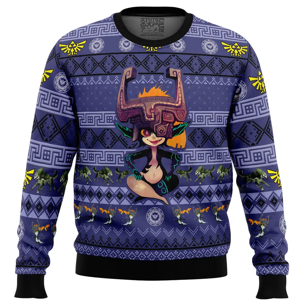 Buildercar - Christmas Midna Zelda Ugly Christmas Sweater