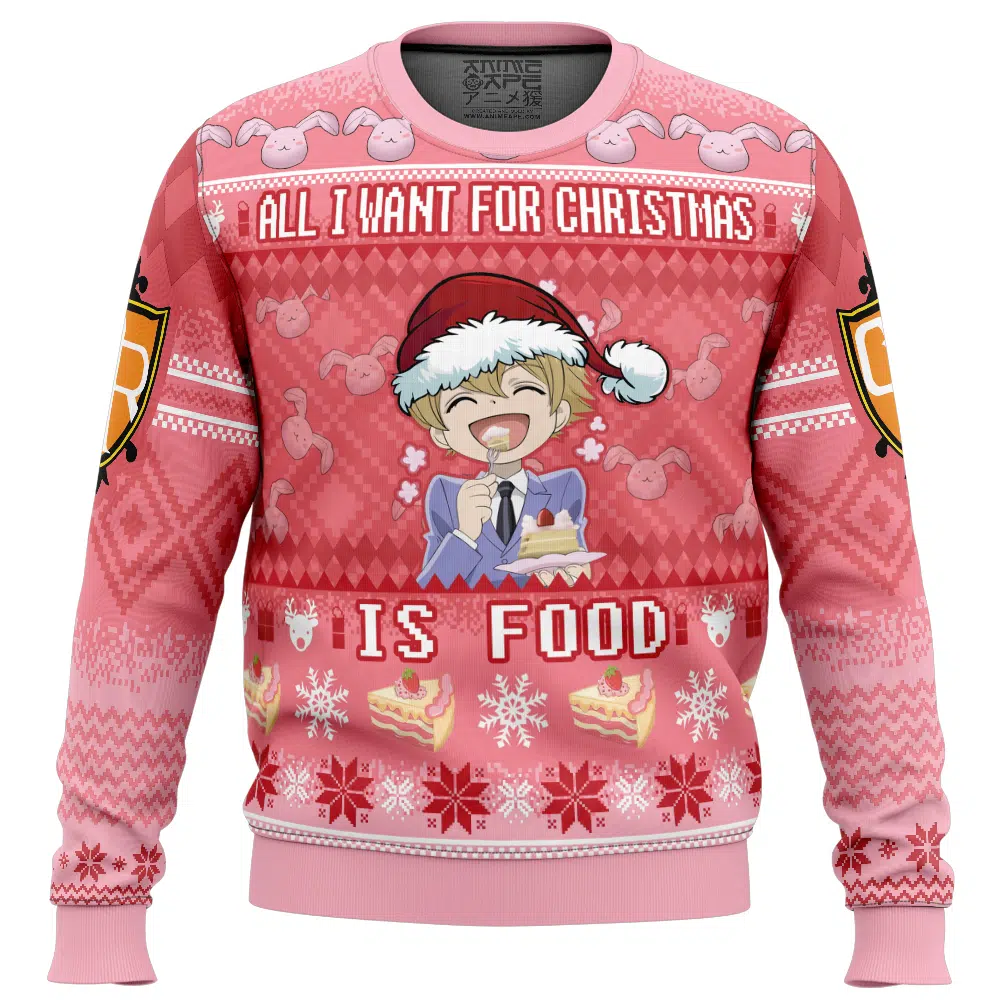 Buildercar - Christmas Mitsukuni Quran High School Host Club Ugly Christmas Sweaters