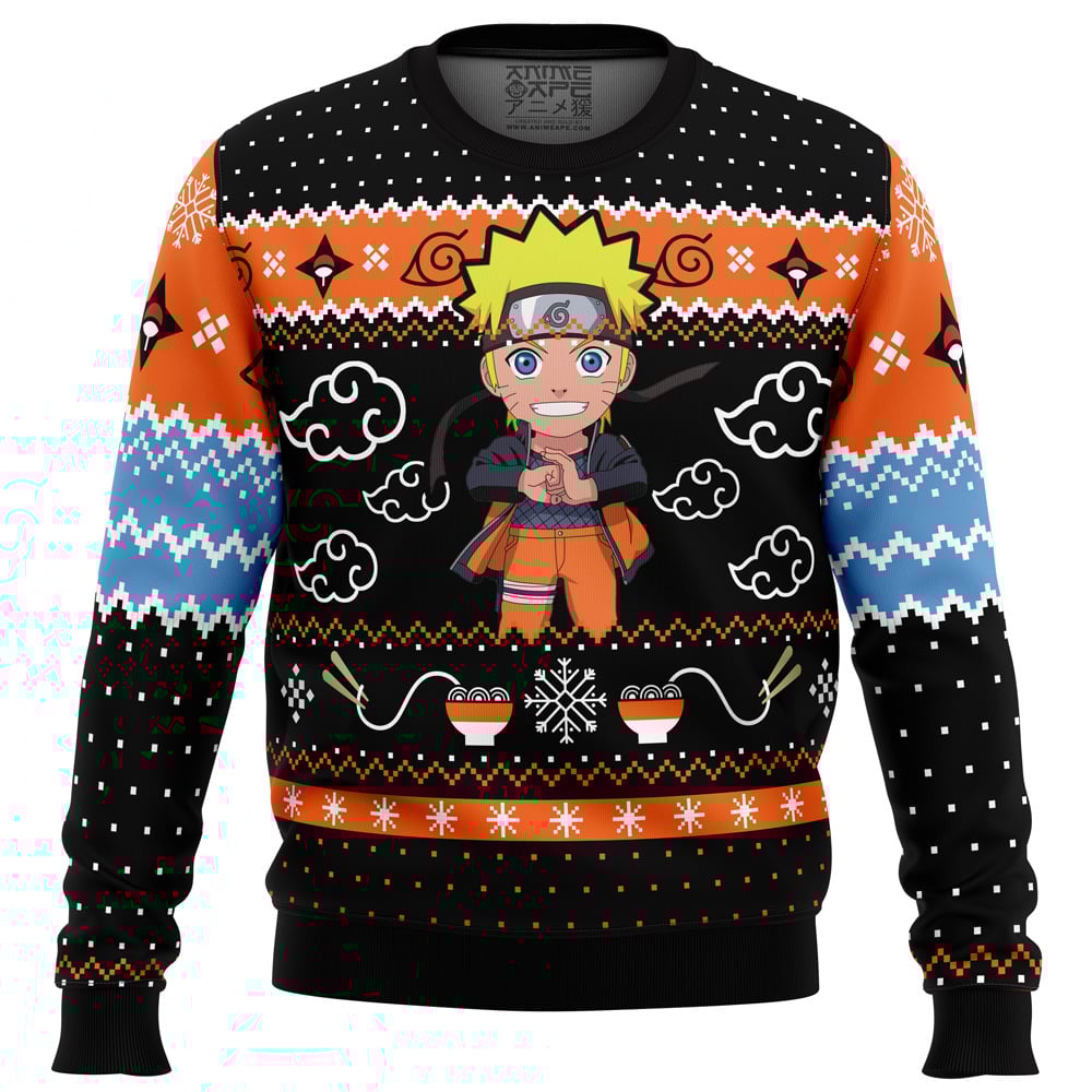 Buildercar - Christmas Ramen Uzumaki Shippuden Christmas Sweater