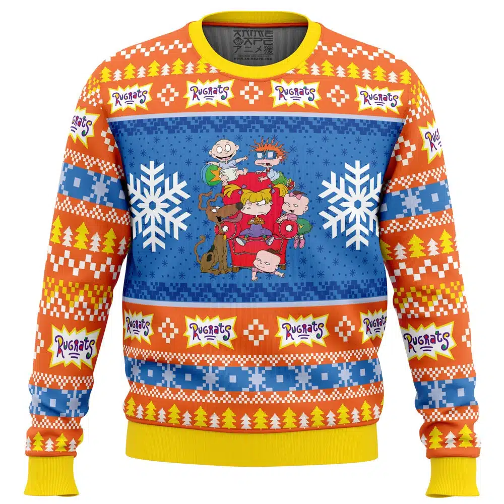 Buildercar - Christmas Rugrats Nickelodeon Ugly Christmas Sweater