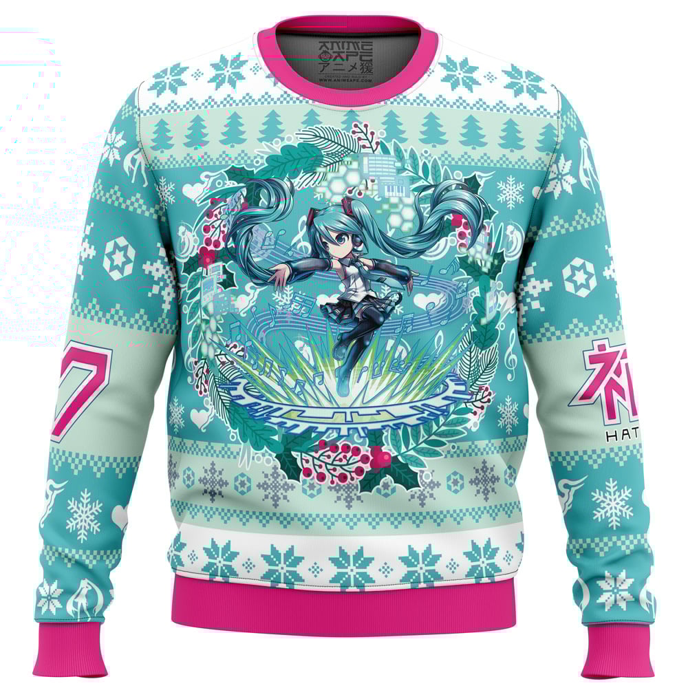 Buildercar - Christmas Symphony Hatsune Miku Ugly Christmas Sweater