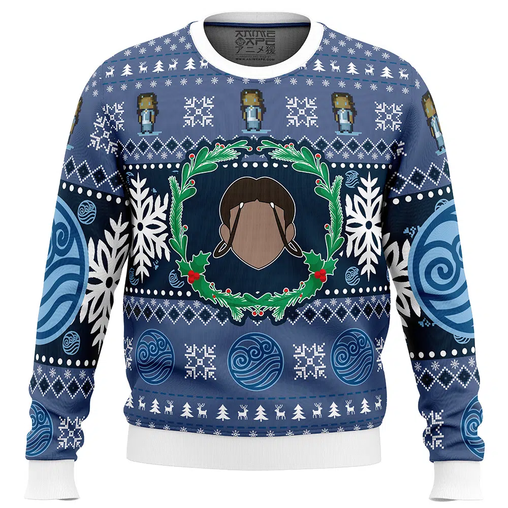 Buildercar - Christmas Waterbenders Avatar The Last Airbender Ugly Christmas Sweater