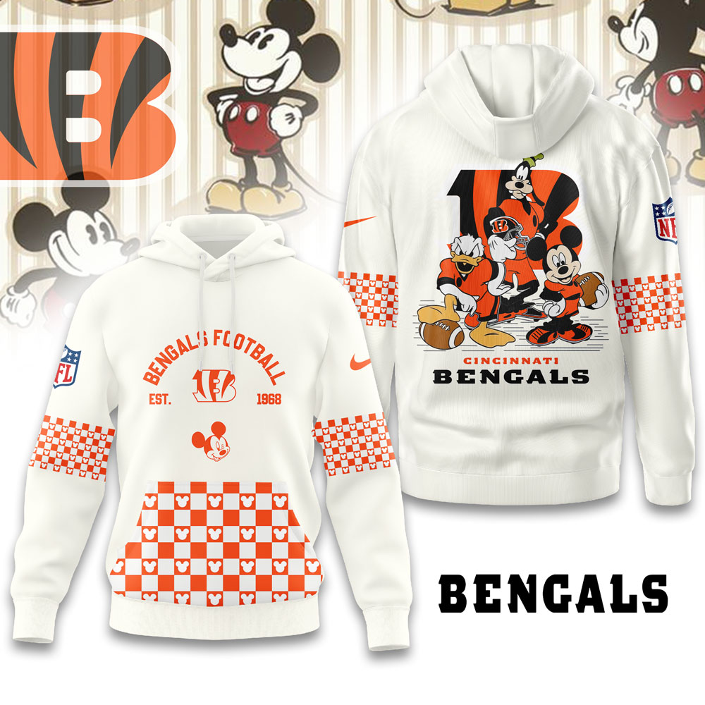 Buildercar - Cincinnati Bengals | Premium NFL Game Day Disney Hoodie