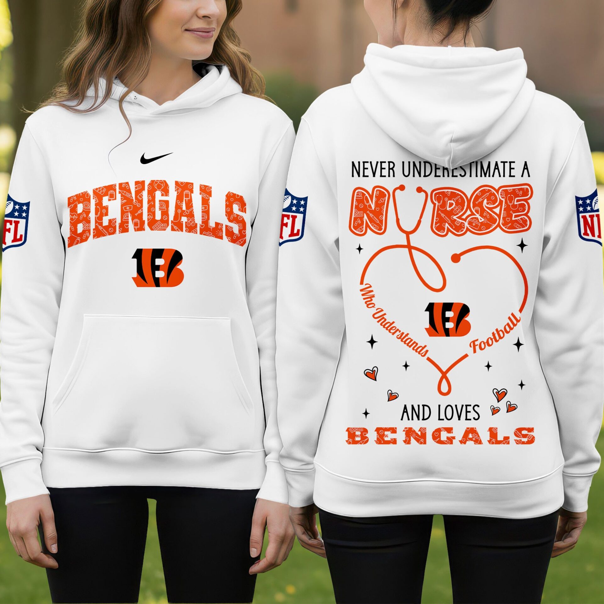 Buildercar - Cincinnati Bengals | Premium NFL Nurse Pride Hoodie