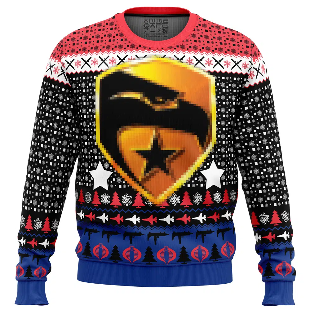 Buildercar - Cobra G.I. Joe Ugly Christmas Sweater