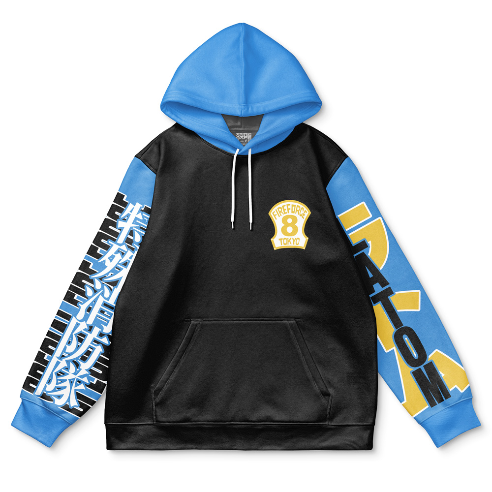 Buildercar - Company 8 Fire Force Streetwear Hoodie - Image 2