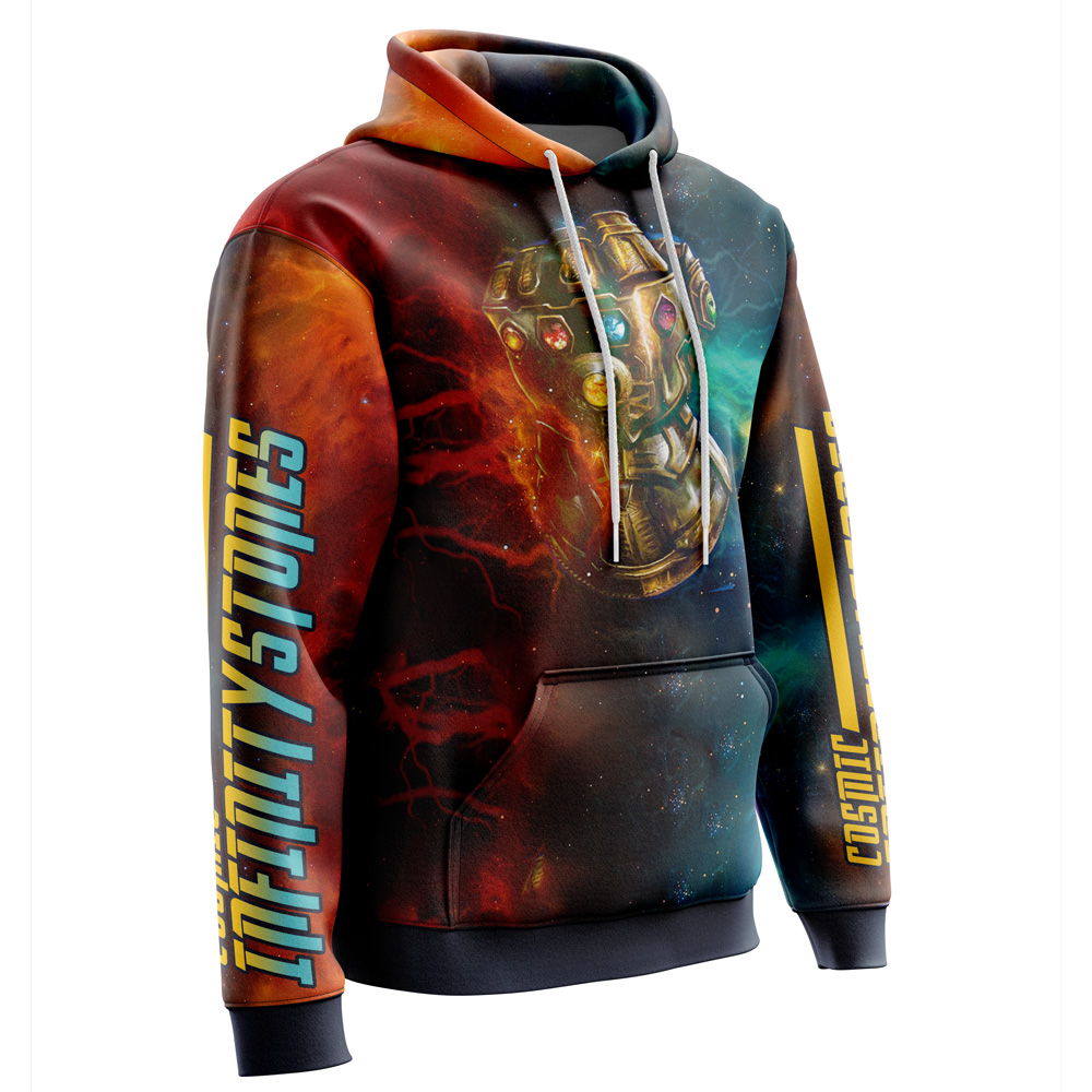 Buildercar - Cosmic Infinity Stones Marvel Hoodie - Image 2