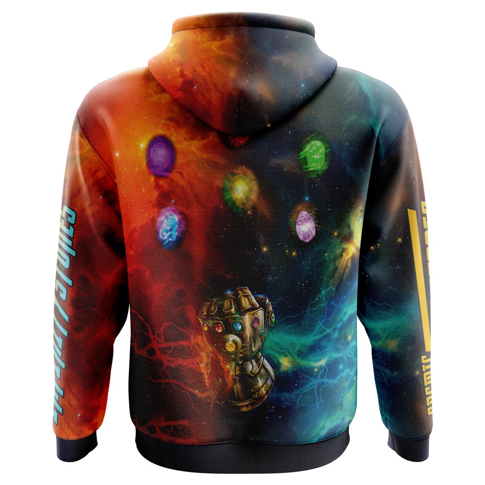 Buildercar - Cosmic Infinity Stones Marvel Hoodie - Image 3