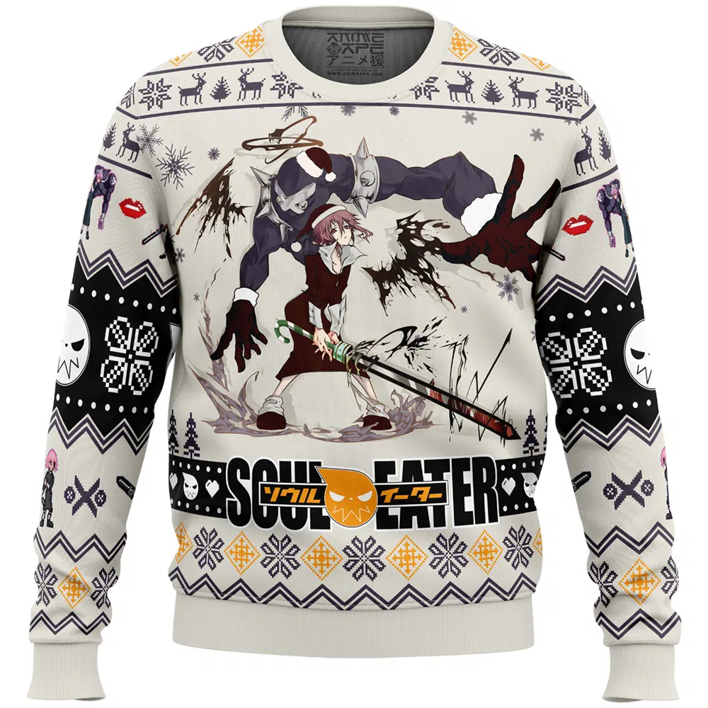 Buildercar - Crona Soul Eater Ugly Christmas Sweater
