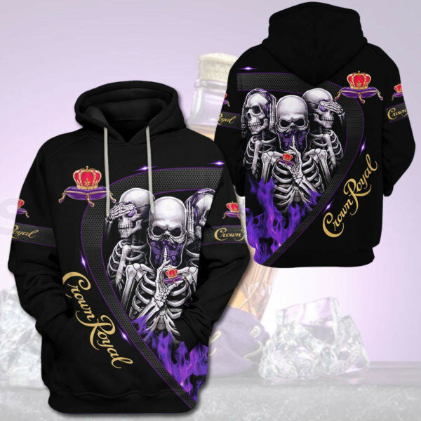 Buildercar - Crown Royal Skull Trending Hoodie 528 1571