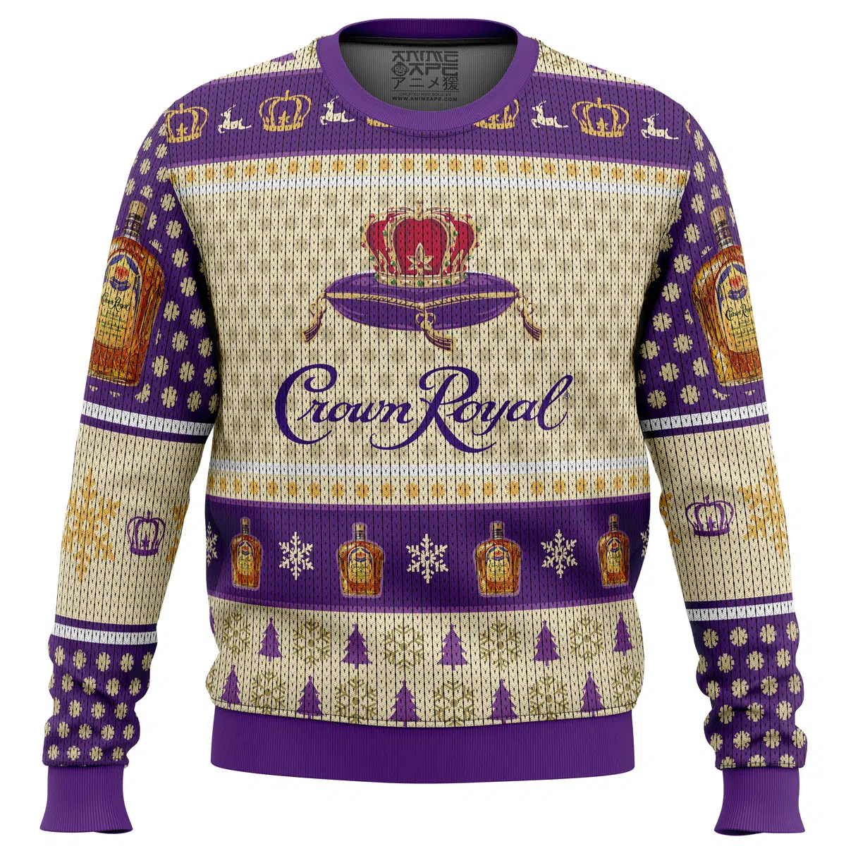 Buildercar - Crown Royal Whiskey Ugly Christmas Sweater