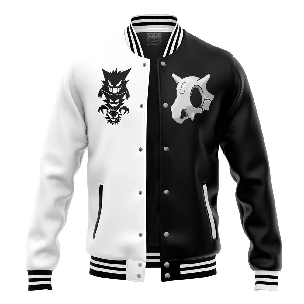 Buildercar - Cubone and the Ghosts Pokemon Varsity Jacket